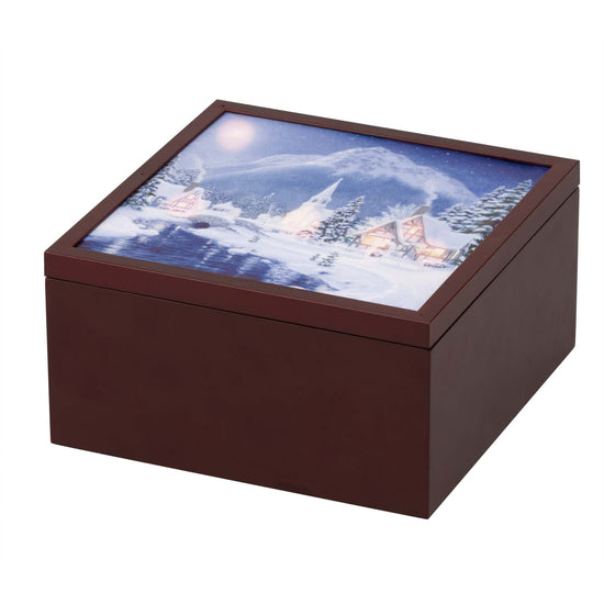 6 in. Illuminart Backlit Music Box - Mr. Christmas