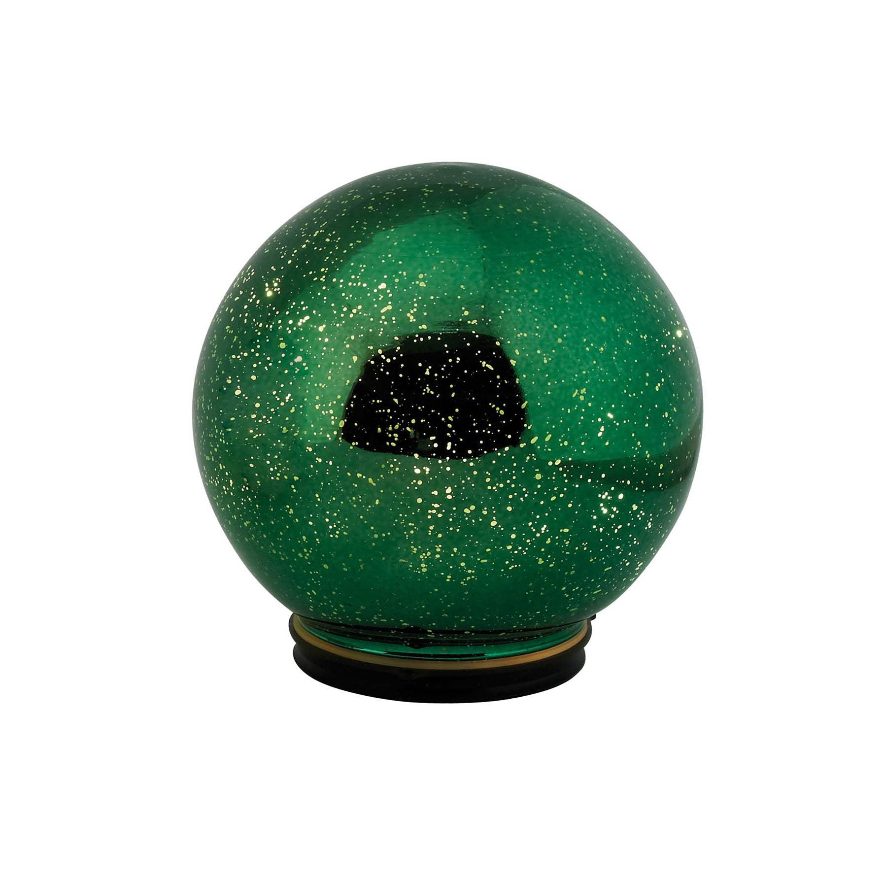 6 in. Twinkling Sphere - Green - Mr. Christmas