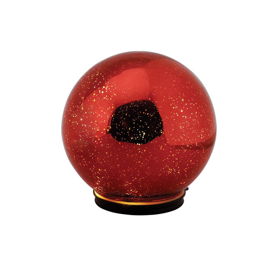 6 in. Twinkling Sphere - Red - Mr. Christmas