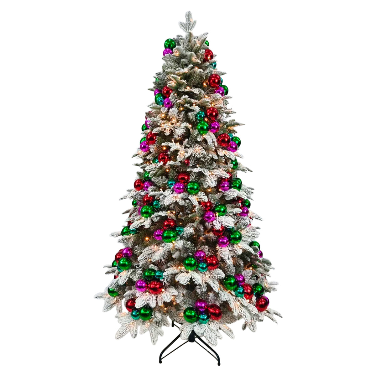 6.5 ft. Pre-Decorated Artificial Tree - Multi-Colored - Mr. Christmas