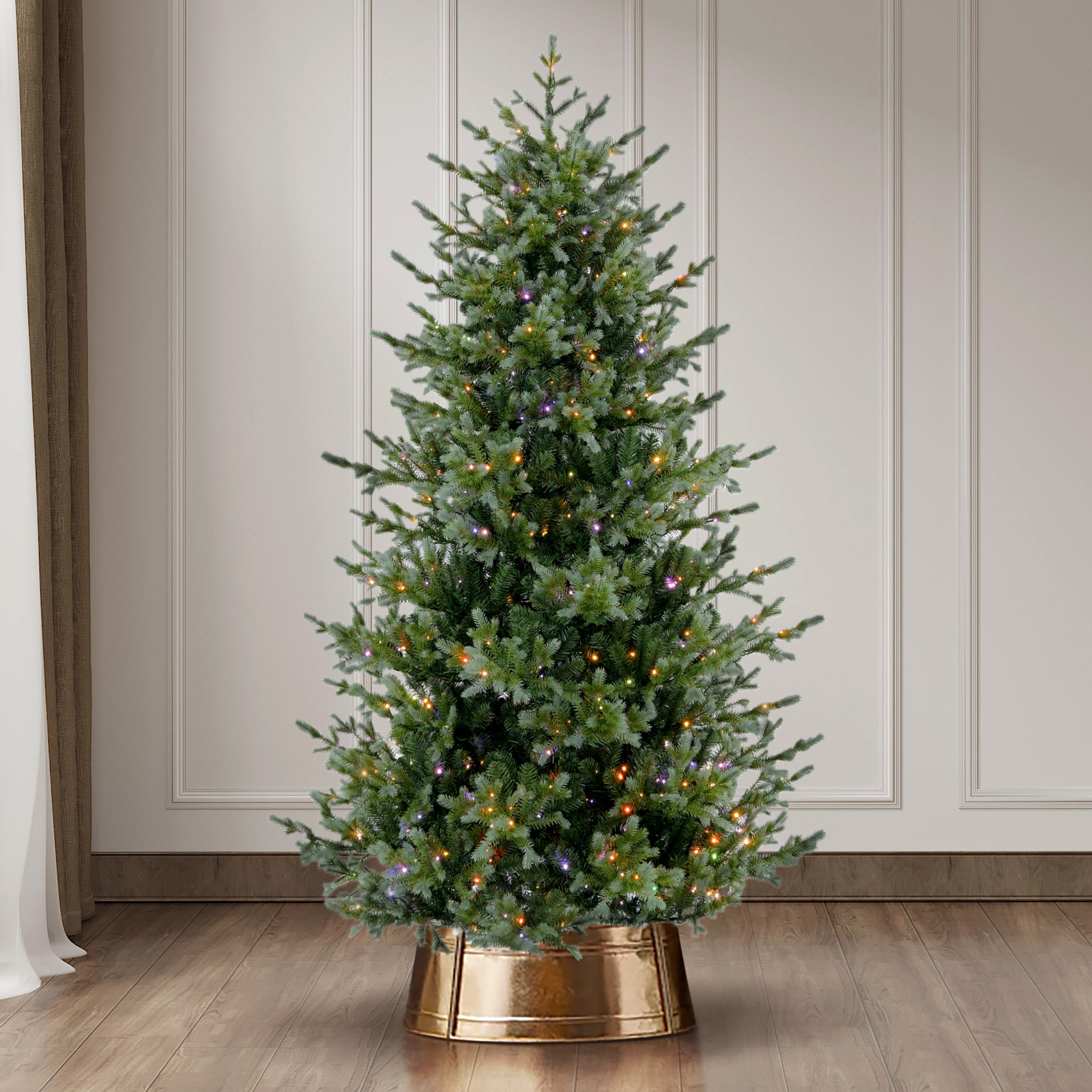 7.5 ft. Heirloom Light Show Artificial Christmas Tree | Mr. Christmas