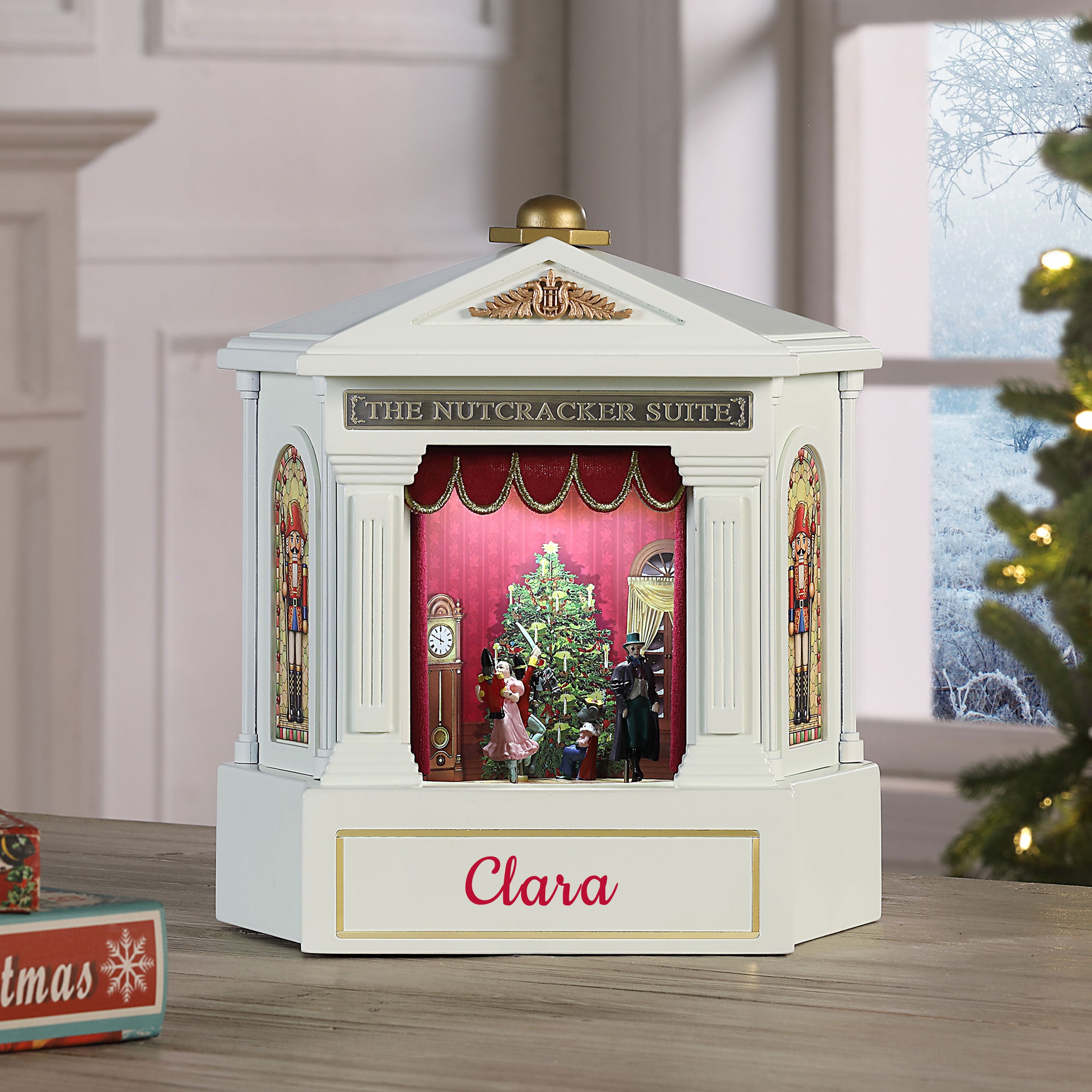 Personalized 12 in. Animated Nutcracker Suite - Ivory