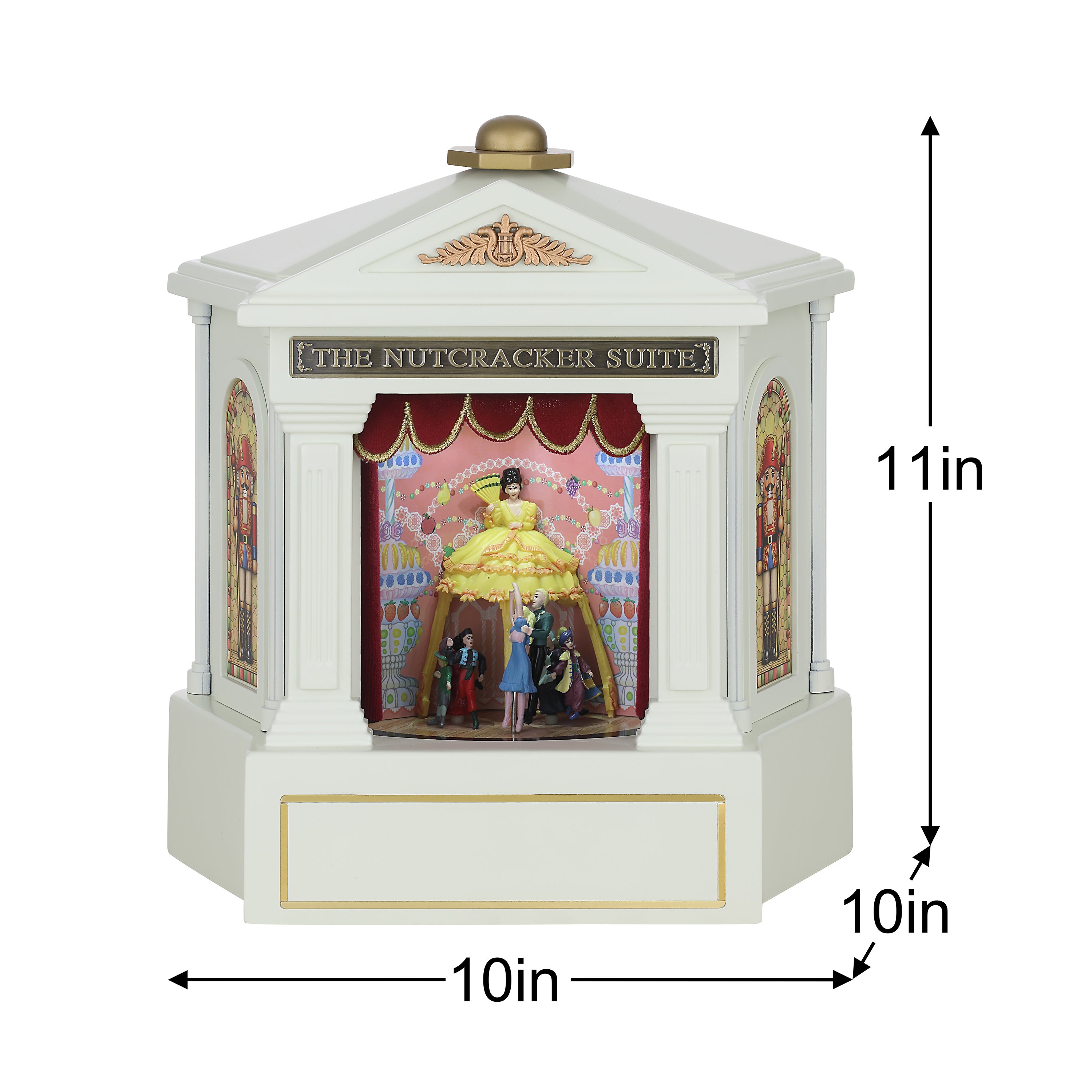12 in. Animated Nutcracker Suite - Ivory