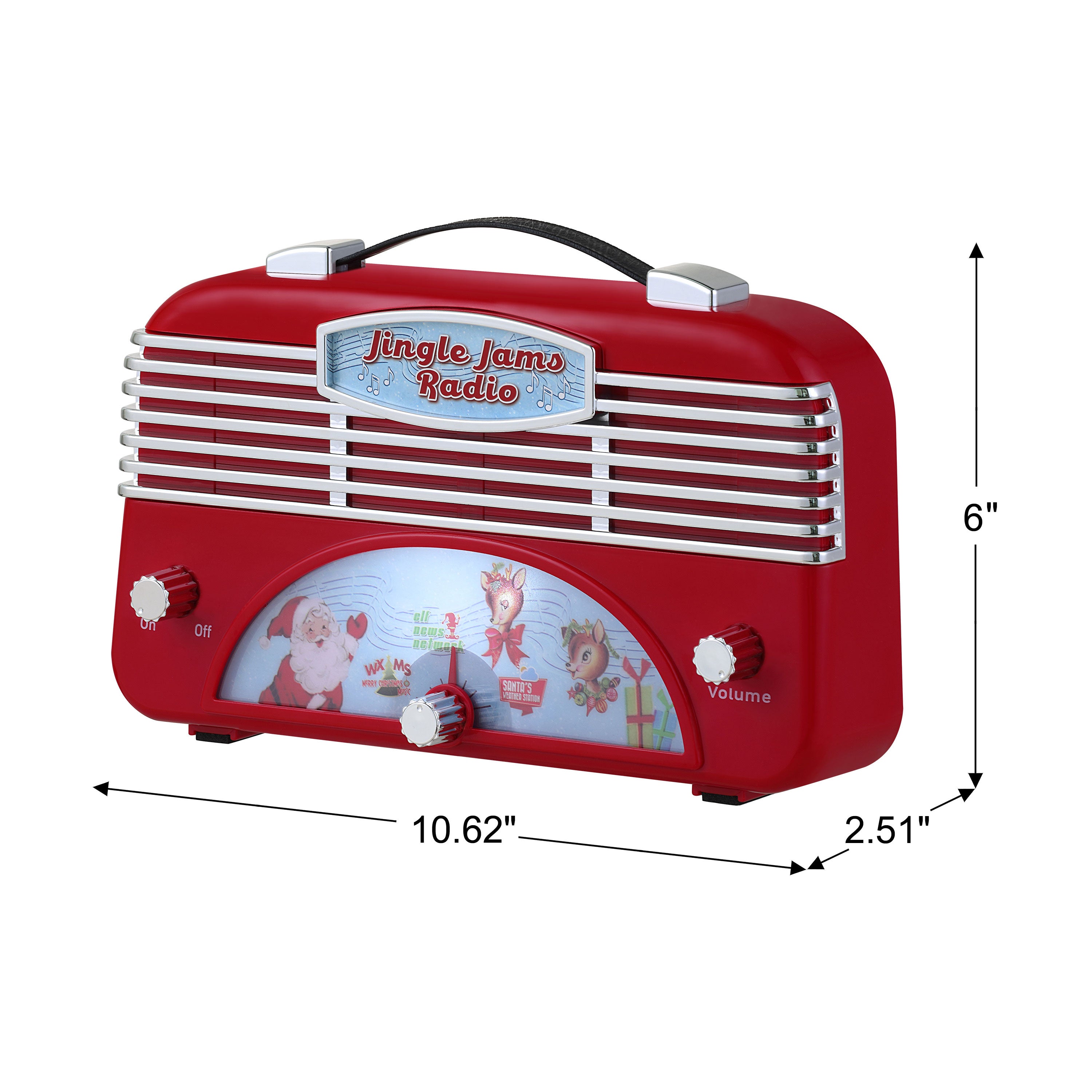 Retro Jingle Jams Radio - Red