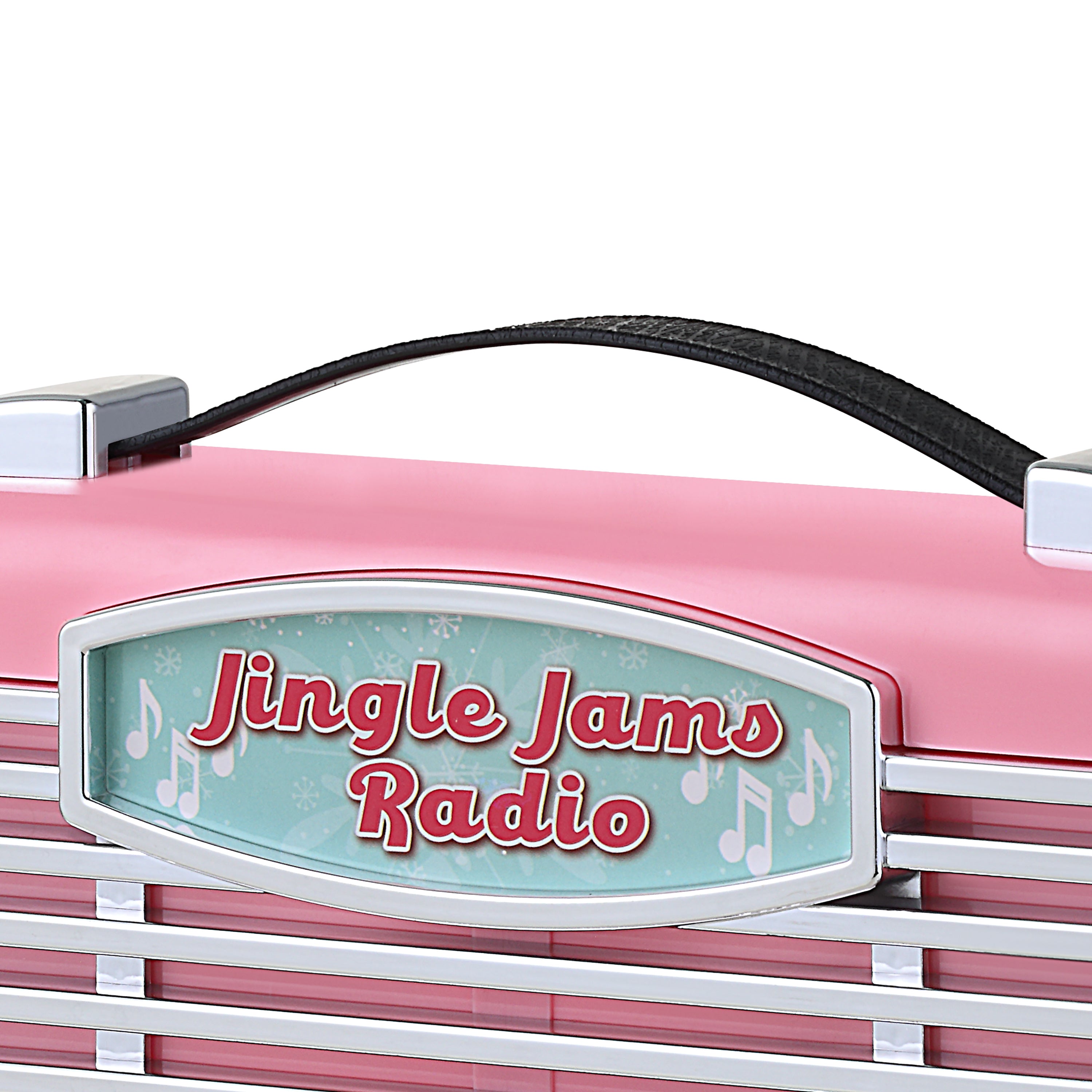 6.9" Retro Jingle Jams Radio - Pink