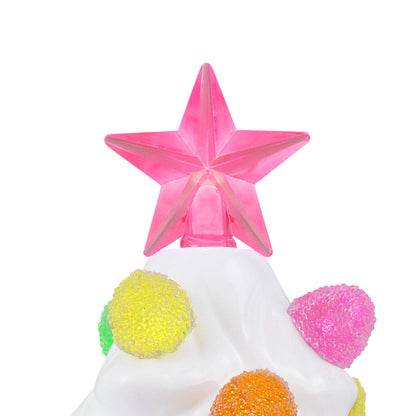 8 in. Nostalgic Ceramic Gumdrop Tree - White - Mr. Christmas