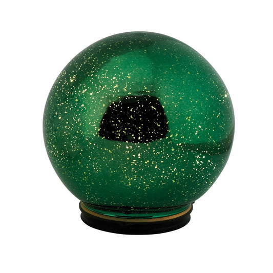 8" Twinkling Sphere - Green - Mr. Christmas