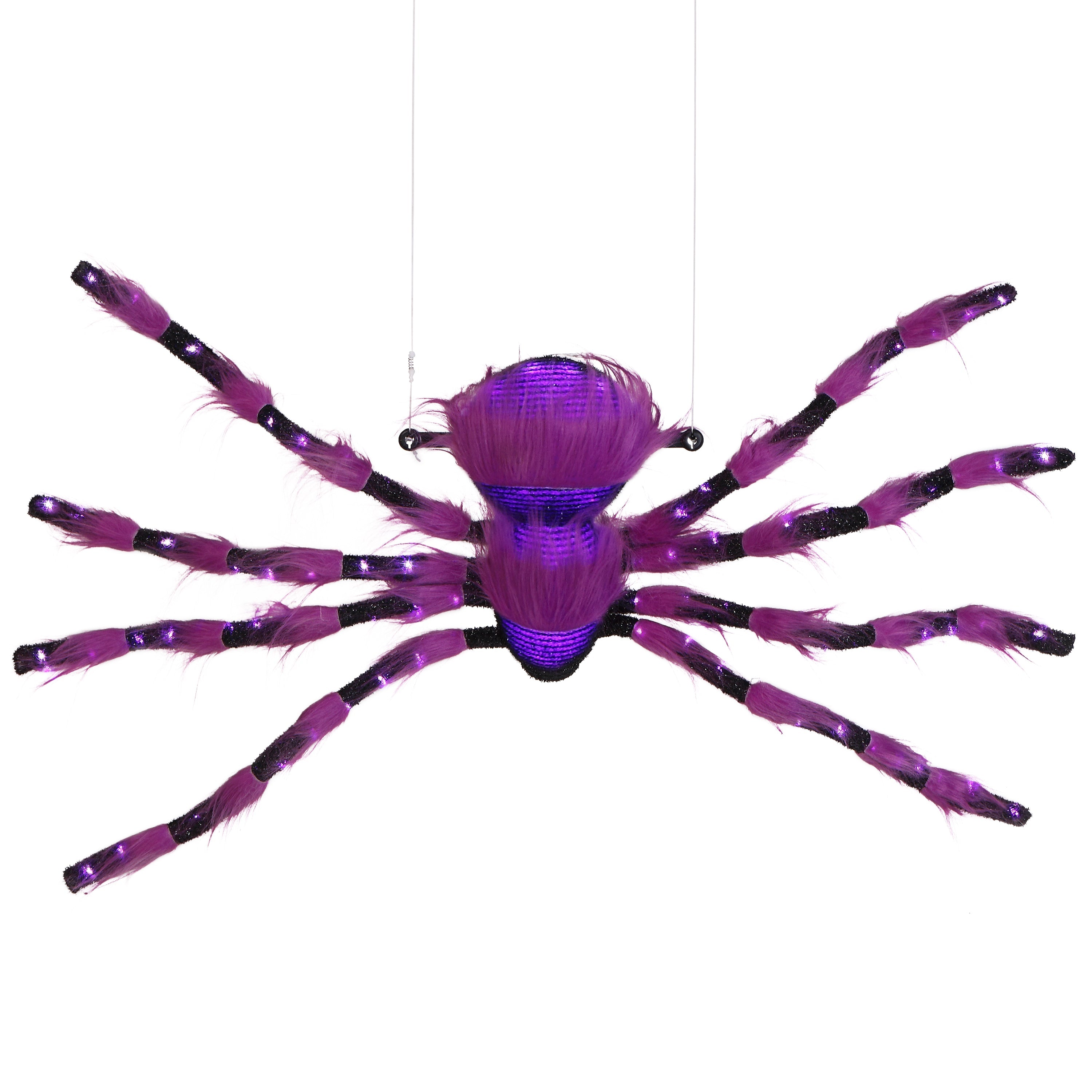 9 ft. Animated Outdoor Halloween Climbing Spider - Mr. Christmas