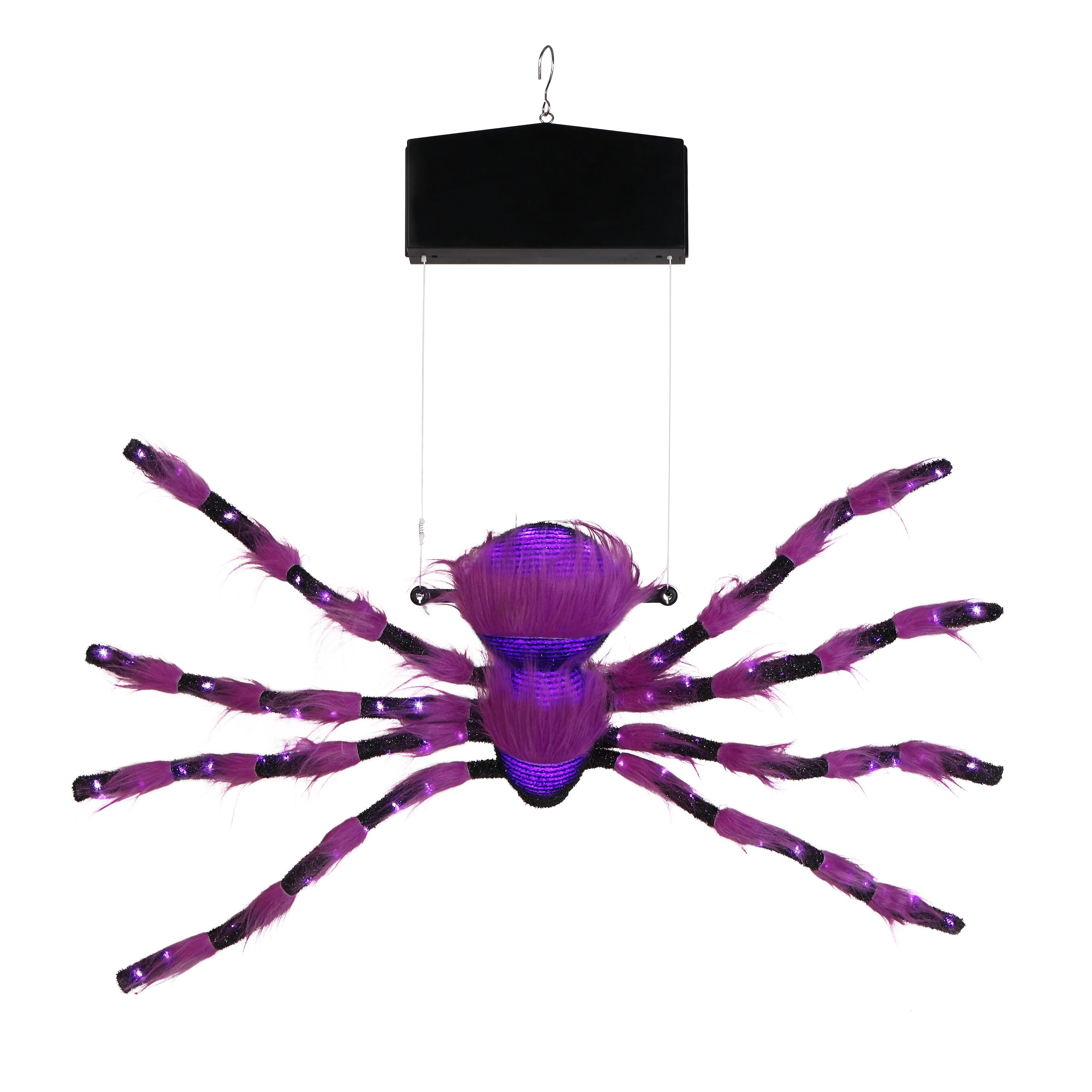 9 ft. Animated Outdoor Halloween Climbing Spider - Mr. Christmas
