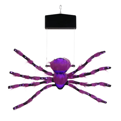 9 ft. Animated Outdoor Halloween Climbing Spider - Mr. Christmas