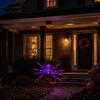 9 ft. Animated Outdoor Halloween Climbing Spider - Mr. Christmas