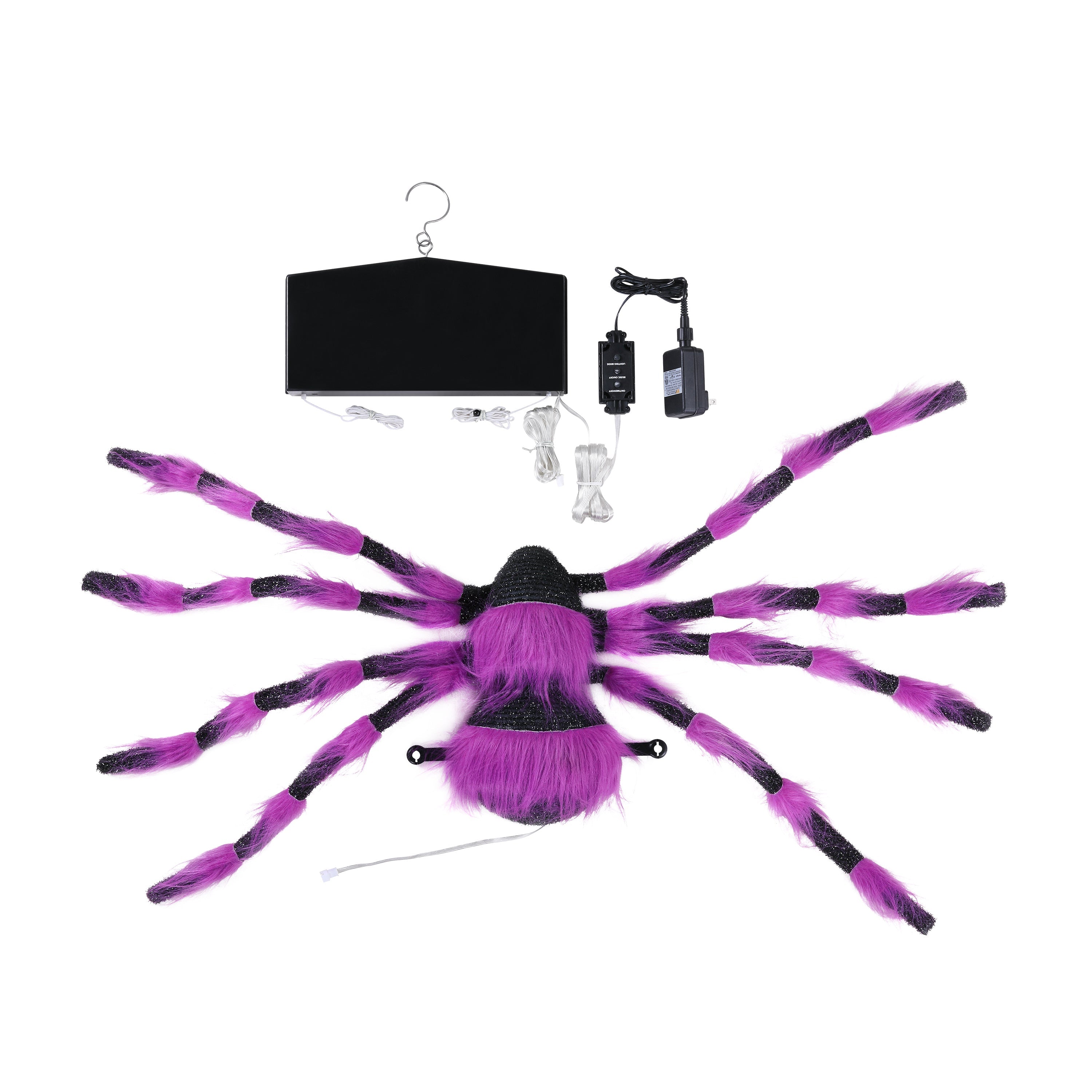 9 ft. Animated Outdoor Halloween Climbing Spider - Mr. Christmas