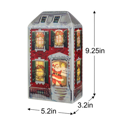 9 in. Vintage Ceramic Village - Red House - Mr. Christmas