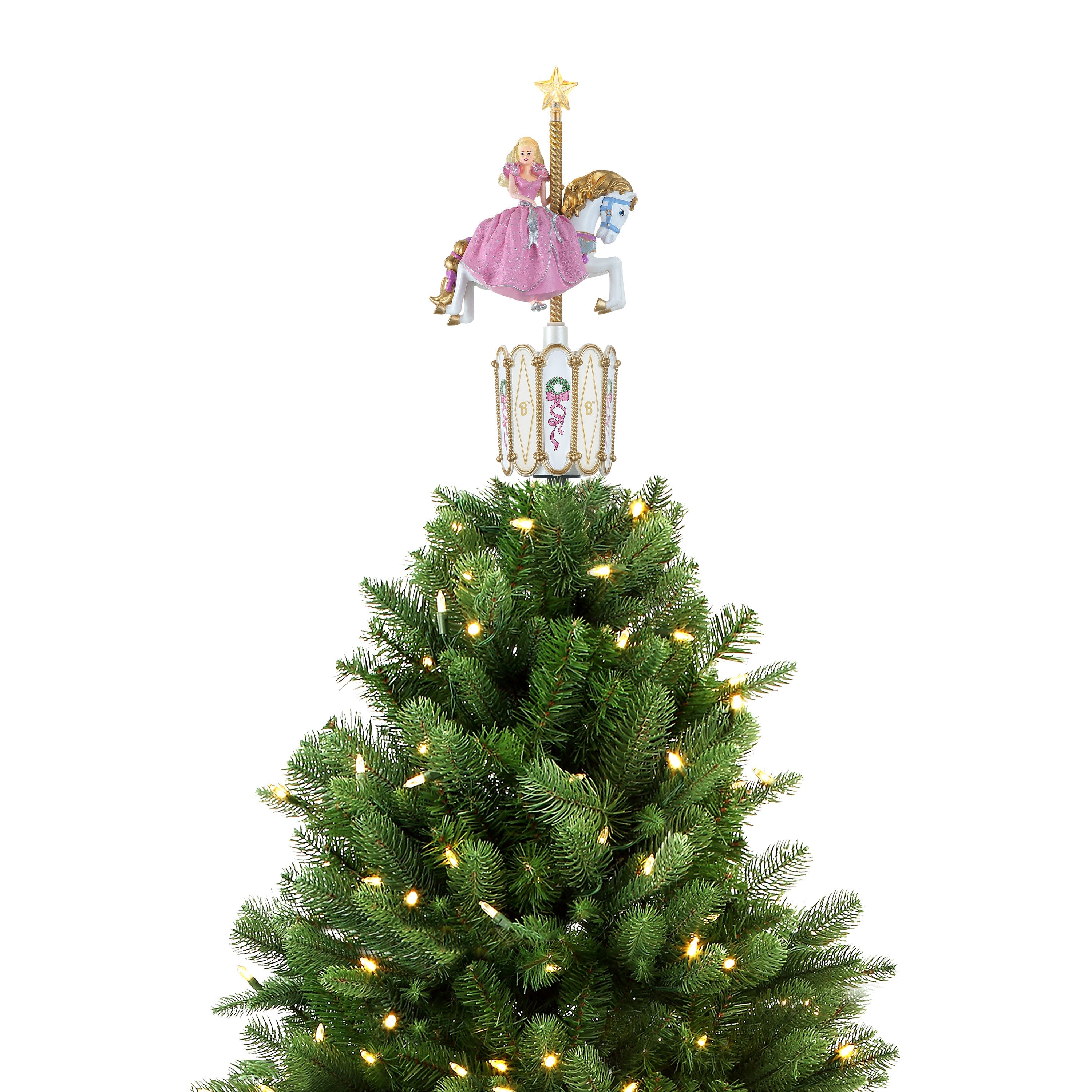 Animated Barbie Tree Topper - Mr. Christmas