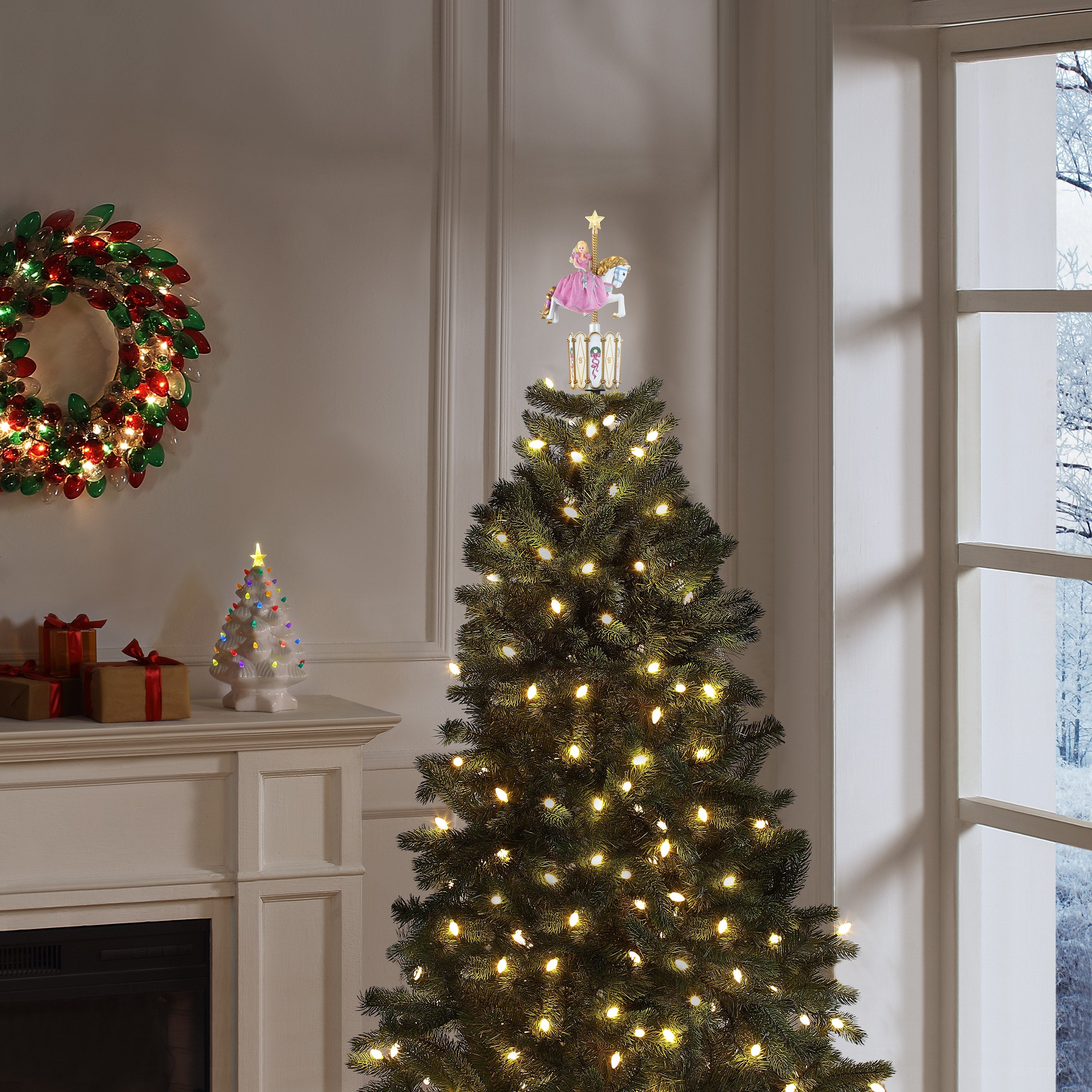 Animated Barbie Tree Topper - Mr. Christmas