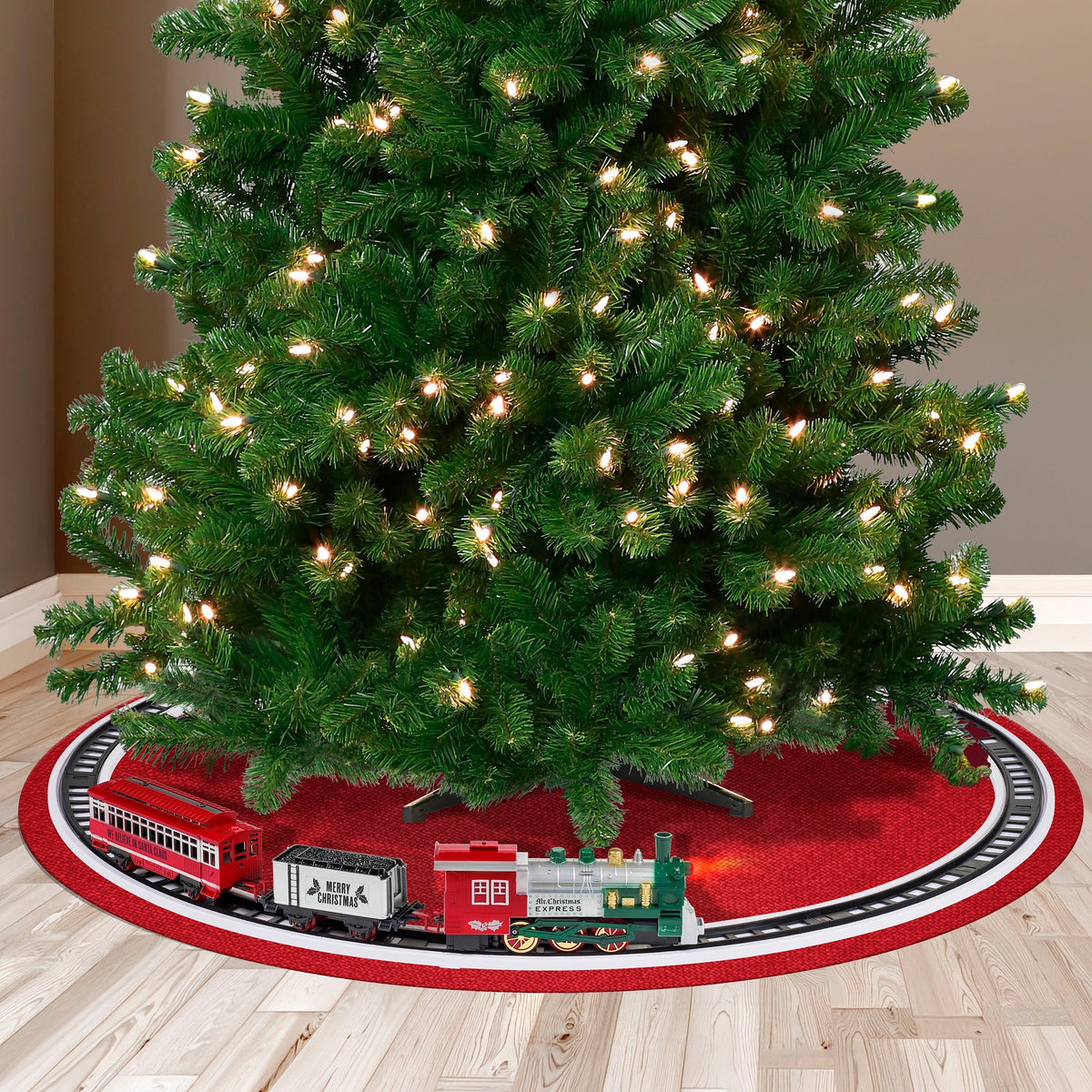 Animated Train Around the Tree - Mr. Christmas
