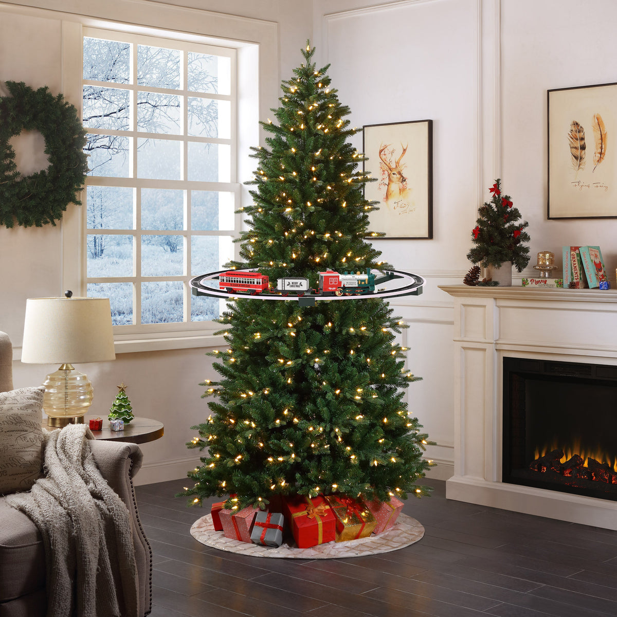 Animated Train Around the Tree - Mr. Christmas