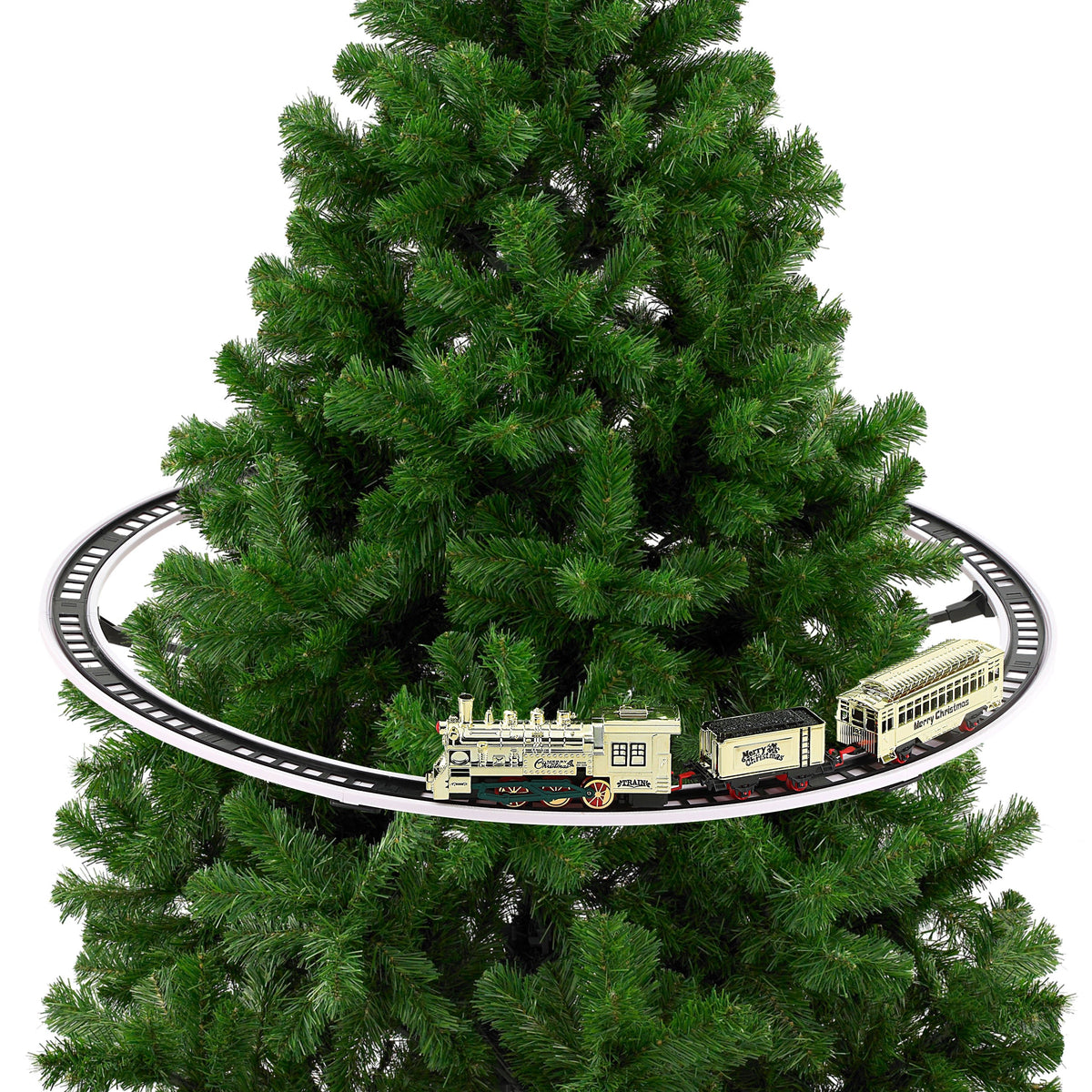 Animated Train Around the Tree - Gold - Mr. Christmas