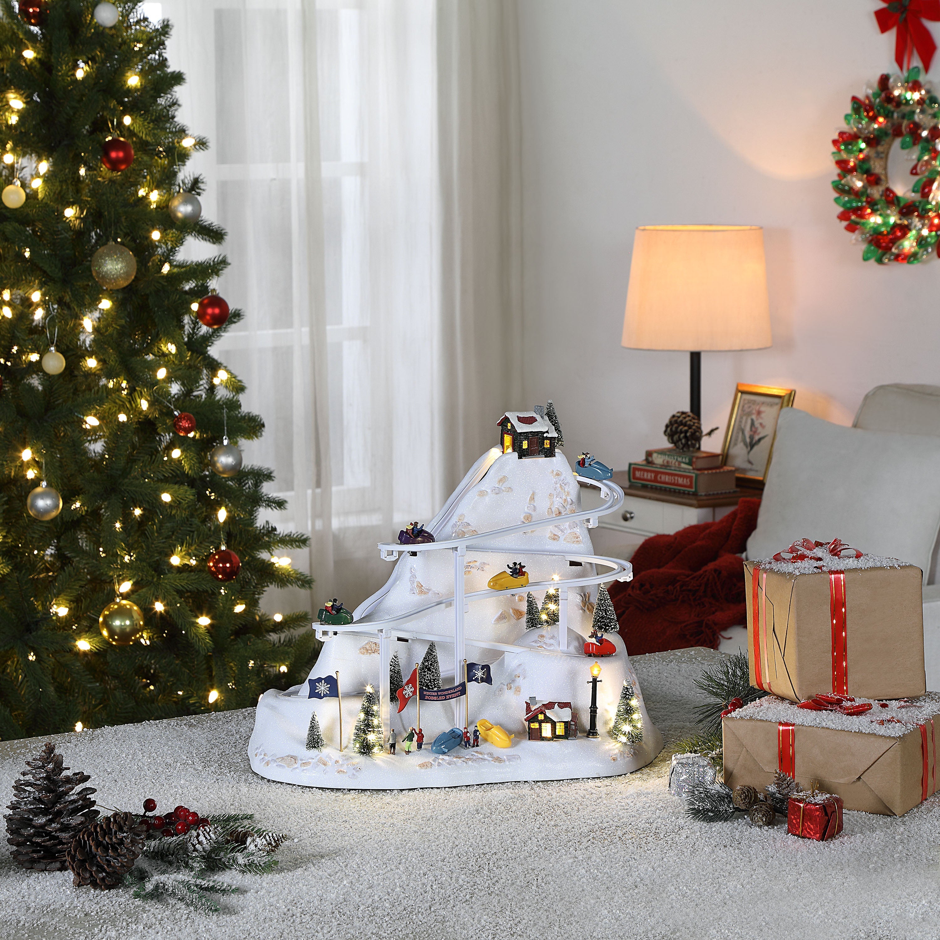 20 in. Winter Wonderland Bobsled Ride