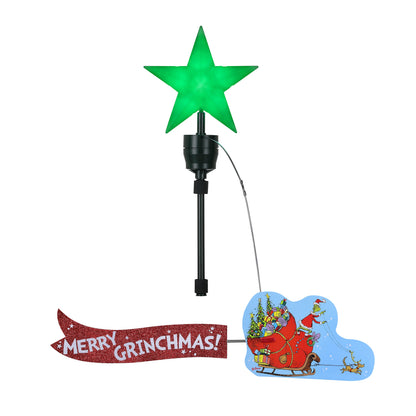 Grinch Animated 2D Topper - Mr. Christmas