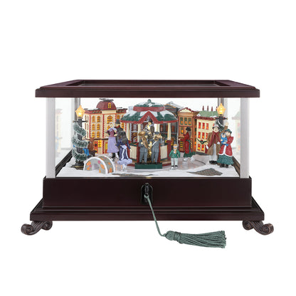 Holiday Music Box - Skaters - Mr. Christmas