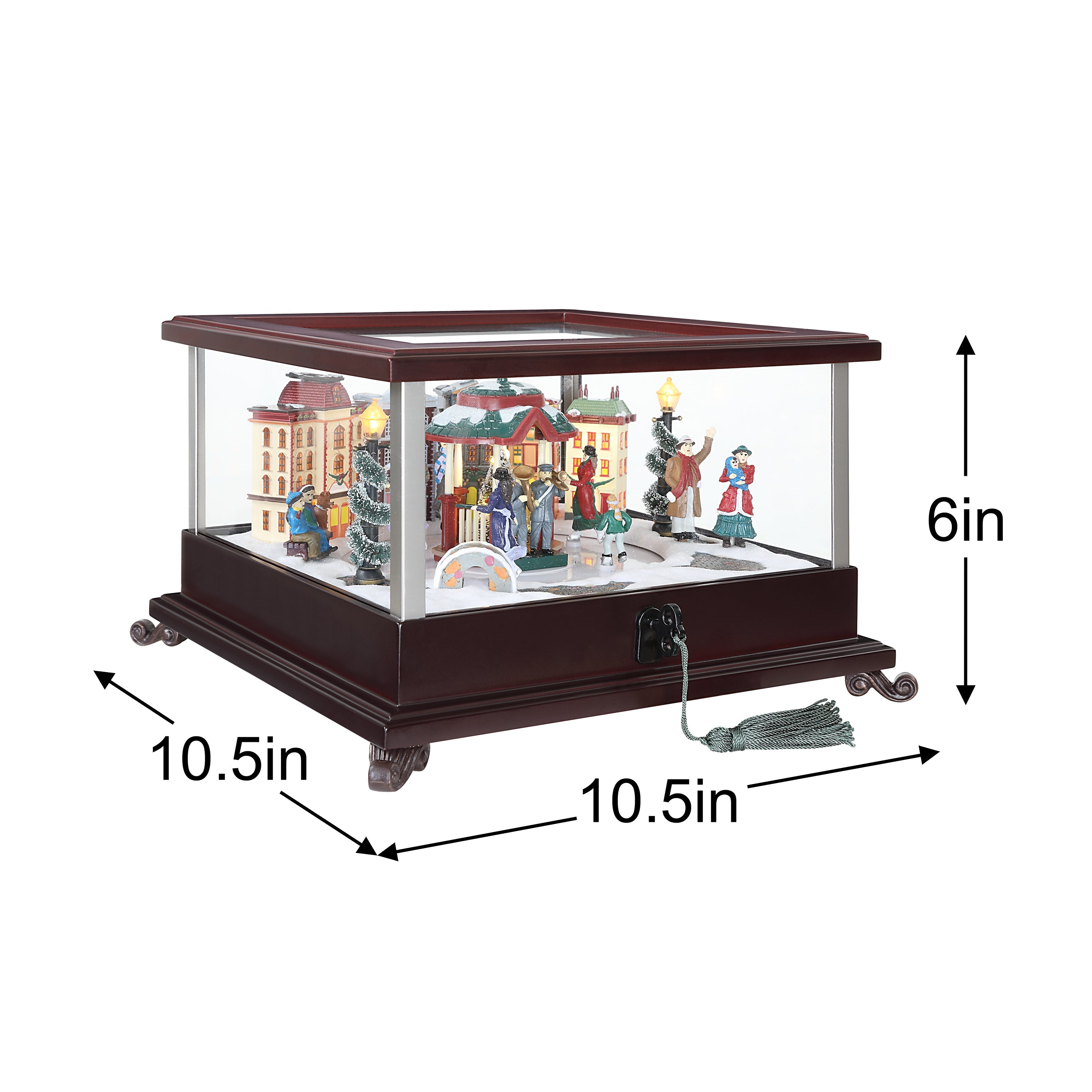 Holiday Music Box - Skaters - Mr. Christmas