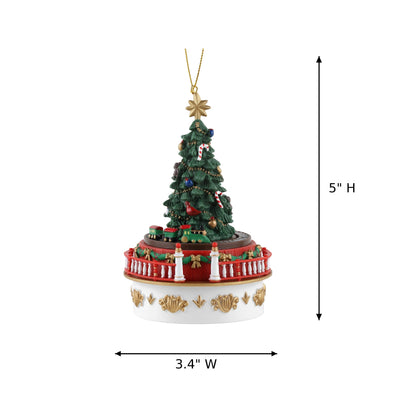 Mini Carnival Music Box - Tree with White Base - Mr. Christmas