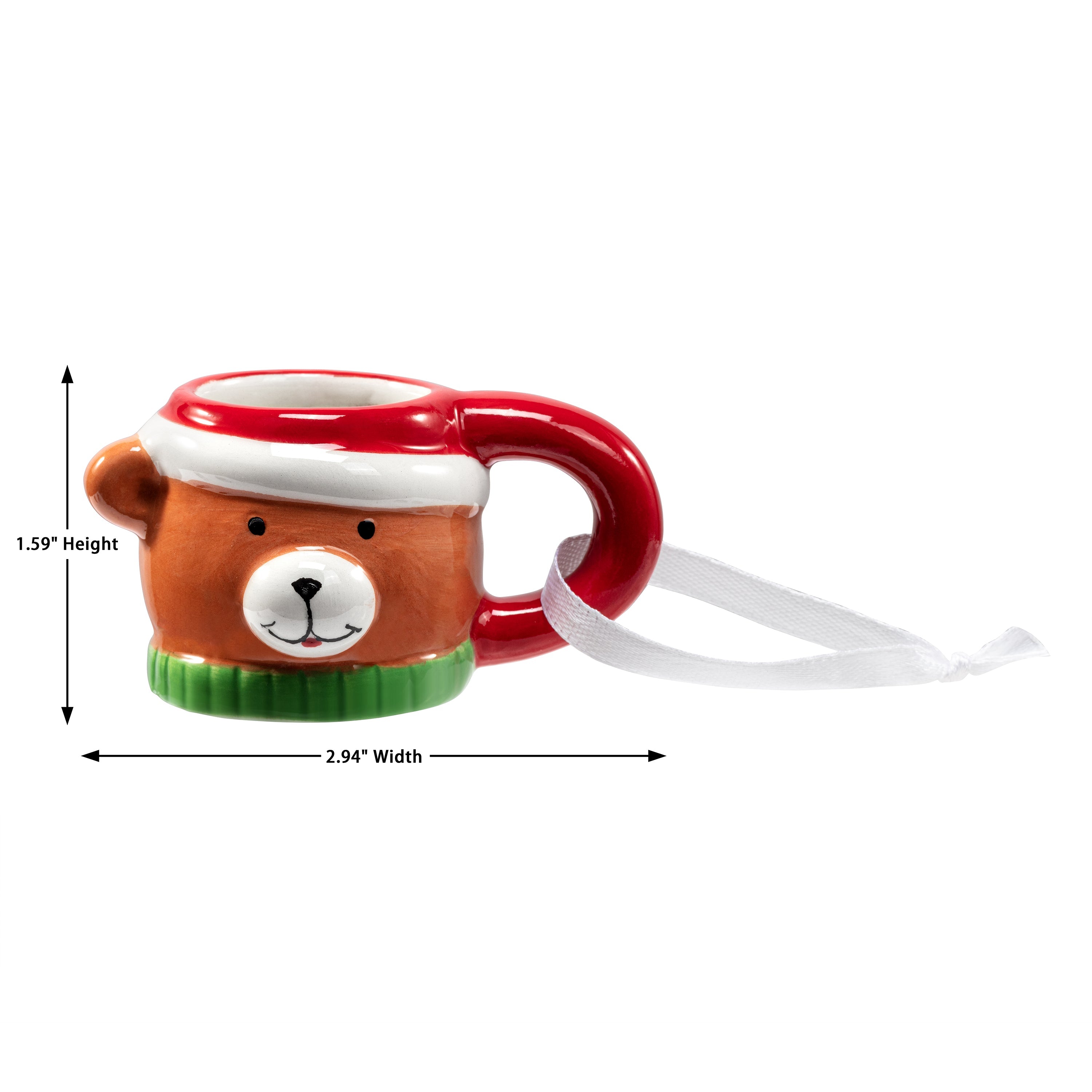 Mini Christmas Mug Ornaments Assortment - Mr. Christmas