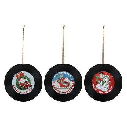 Mini Record Ornaments Assortment - Mr. Christmas