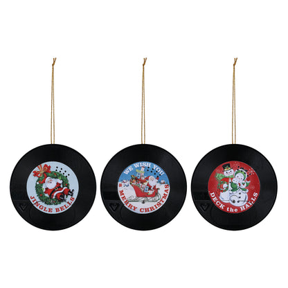 Mini Record Ornaments Assortment - Mr. Christmas