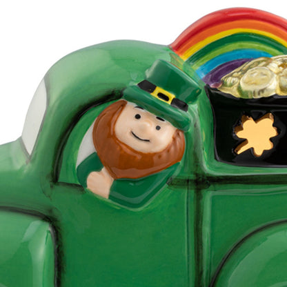Mr. Lucky Saint Patrick's Day Decorations Mini Set of 3 Lit Nostalgic Pickup Trucks - Mr. Christmas