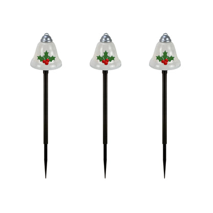 Musical Blow Mold Bell Pathway Lights - Mr. Christmas
