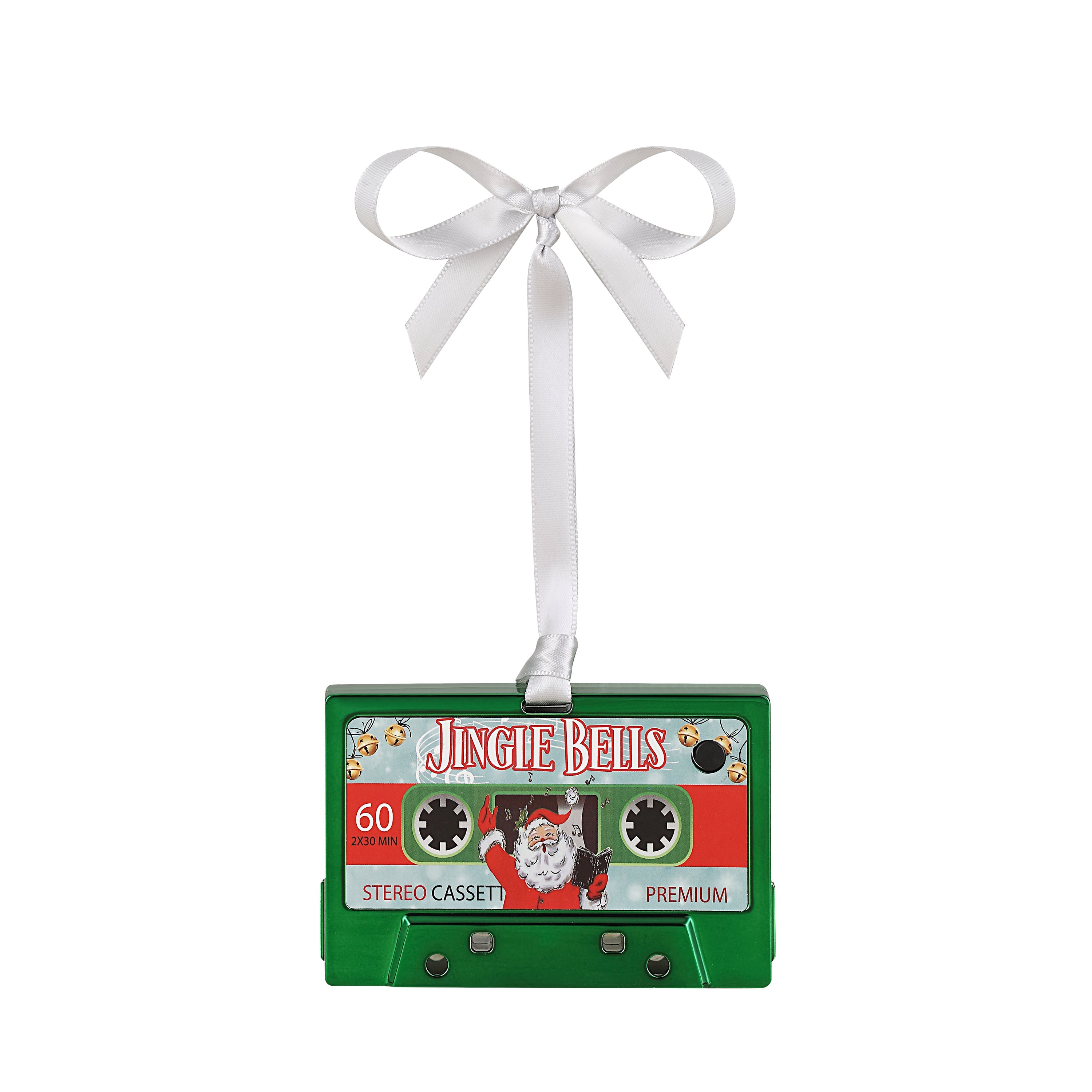Musical Cassette Ornaments Set - Red & Green - Mr. Christmas
