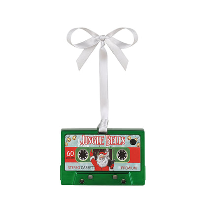 Musical Cassette Ornaments Set - Red & Green - Mr. Christmas