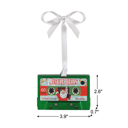 Musical Cassette Ornaments Set - Red & Green - Mr. Christmas