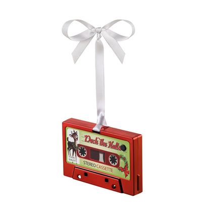 Musical Cassette Ornaments Set - Red & Green - Mr. Christmas