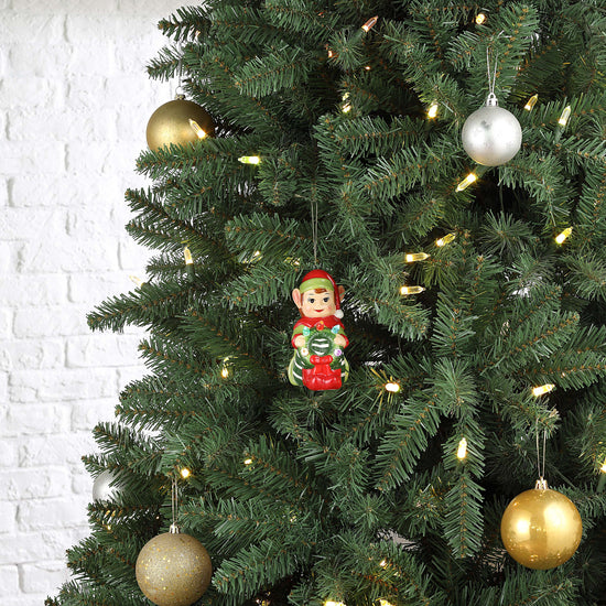 Nostalgic Ceramic Ornament - Elf - Mr. Christmas