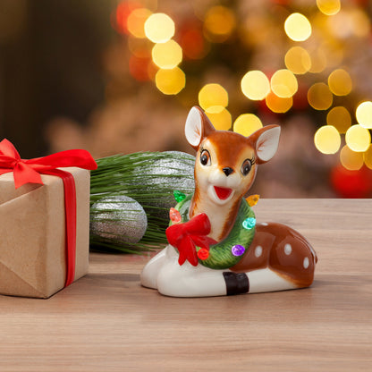 Nostalgic Ceramic Ornament - Reindeer - Mr. Christmas