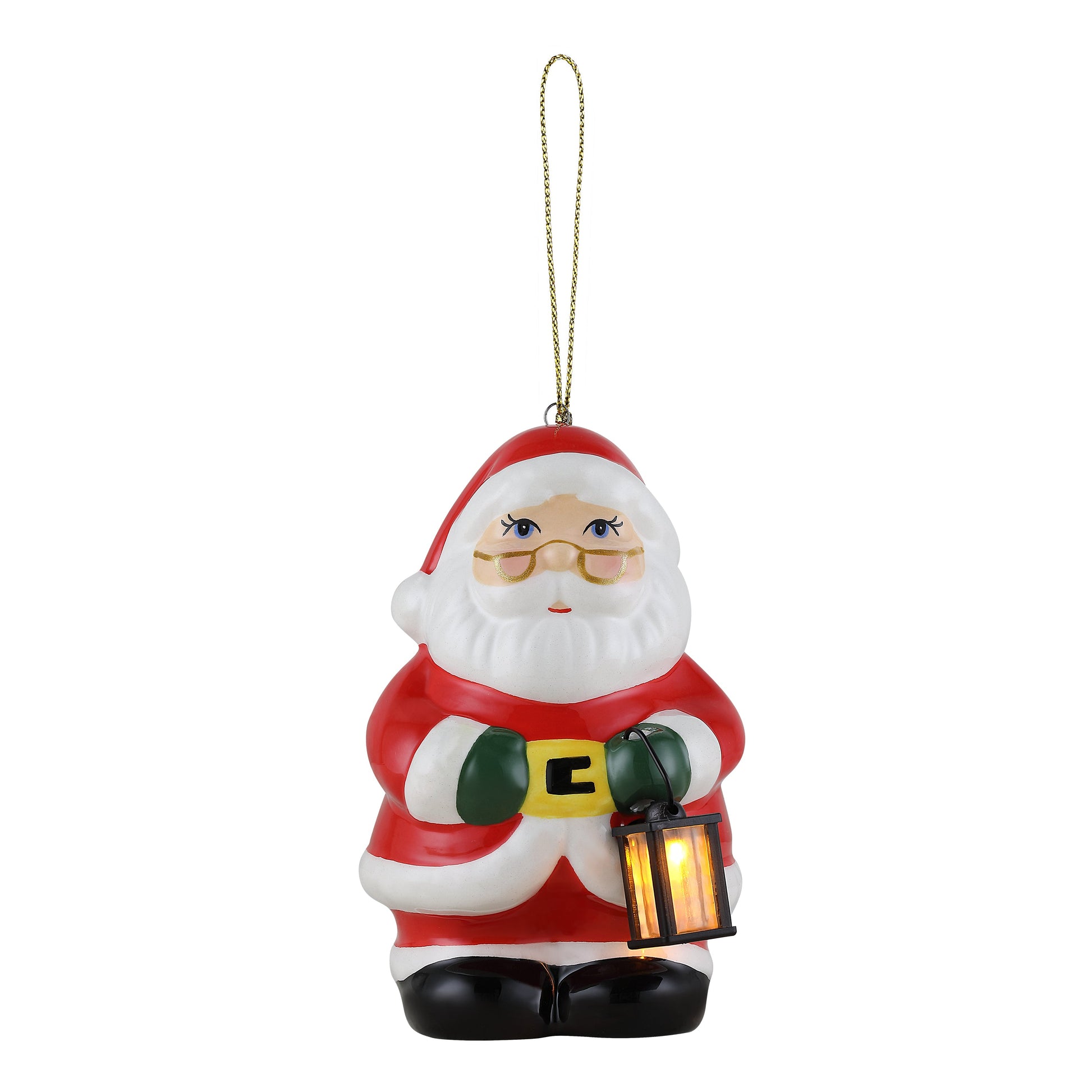 Nostalgic Ceramic Ornament - Santa - Mr. Christmas