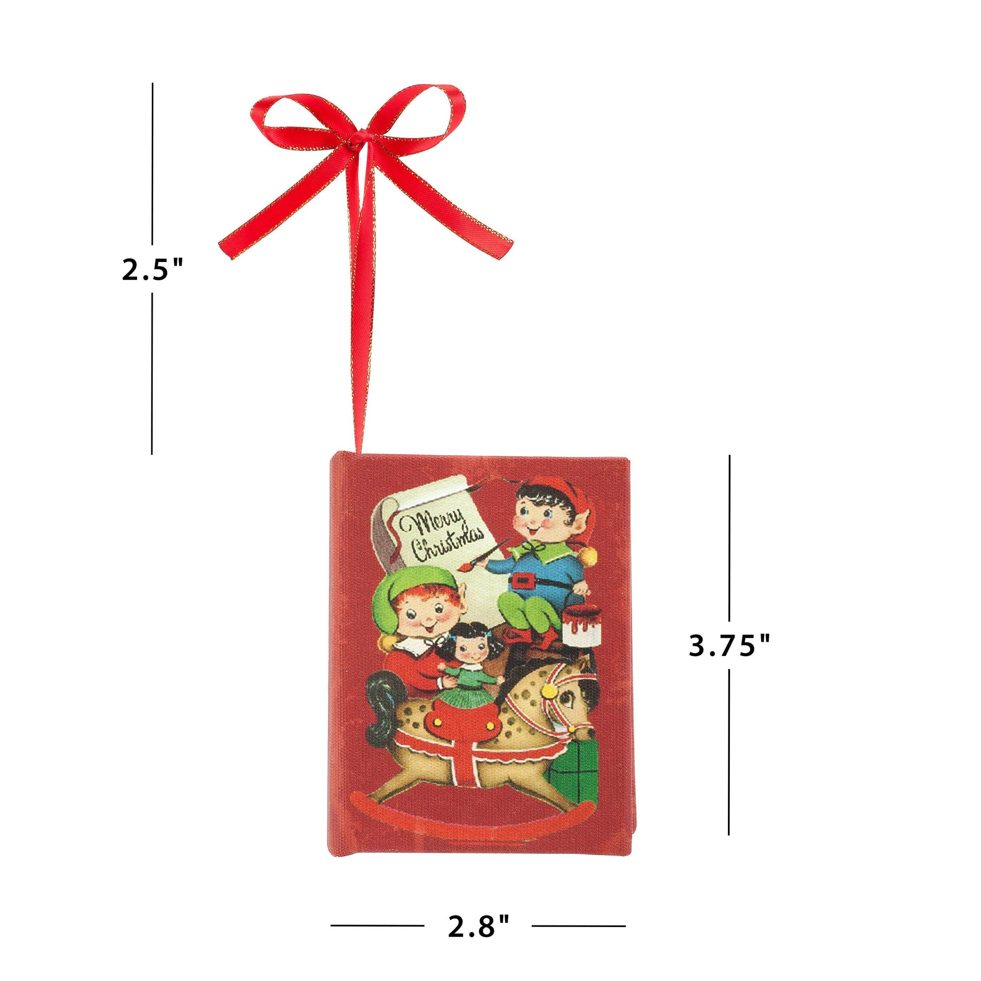 Nostalgic Christmas Book Ornament - Elves - Mr. Christmas