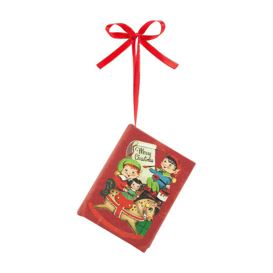 Nostalgic Christmas Book Ornament - Elves - Mr. Christmas