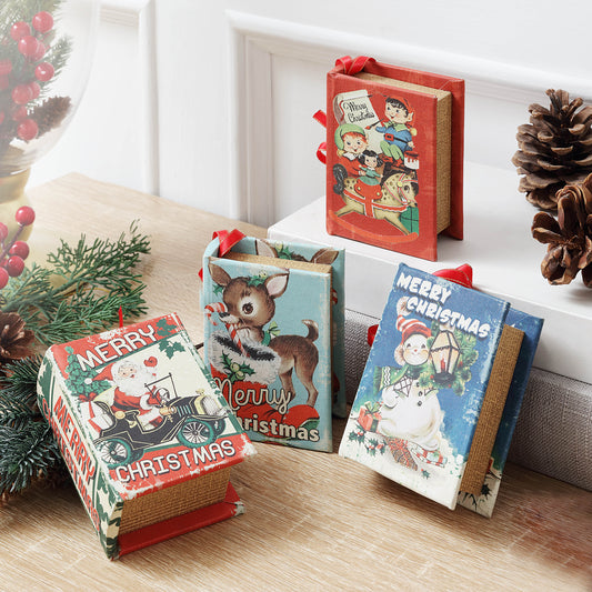 Nostalgic Christmas Book Ornament - Elves - Mr. Christmas