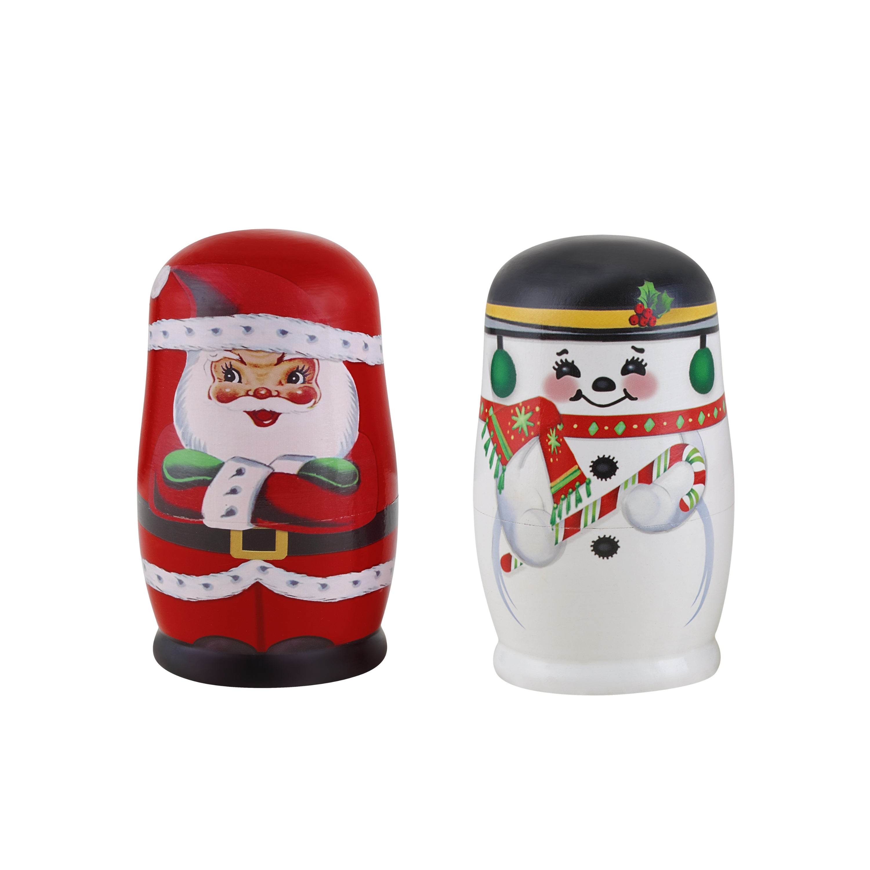 Nostalgic Nesting Figures - Santa and North Pole Pals - Mr. Christmas