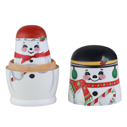 Nostalgic Nesting Figures - Snowman - Mr. Christmas