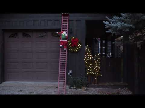 10' Outdoor Animated Super Climbing Santa Video