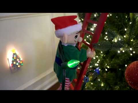 Mr. Christmas Super Climbing Elf Tree deals Decor