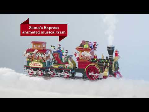 Santa's Express Train and Reindeer Carousel – South Coast Plaza