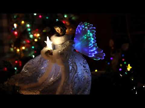 12 in. Fiber-Optic Animated Tree Topper - Black Angel – Mr. Christmas