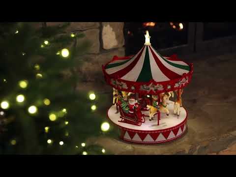 Vintage 90s Mr. Christmas outlet Carousel Light Display