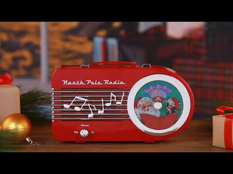 Mr. Christmas North Pole Radio outlet - Red